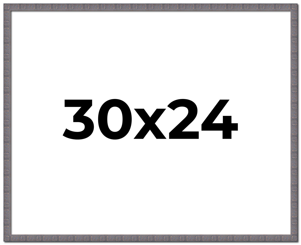 Textured Grey Picture Frame - UV Acrylic, Backing Board, Hanging Hardware Included